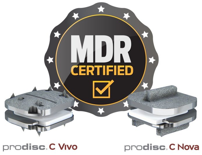 Centinel Spine® has obtained MDR Certification for its Cervical Total Disc Replacement Systems