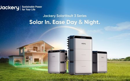 Jackery introduces the SolarVault 3 Series for solar energy storage and energy management in smart homes